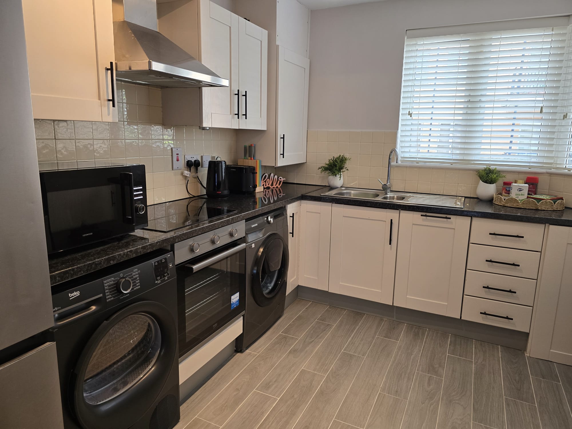 Fully equipped modern kitchen